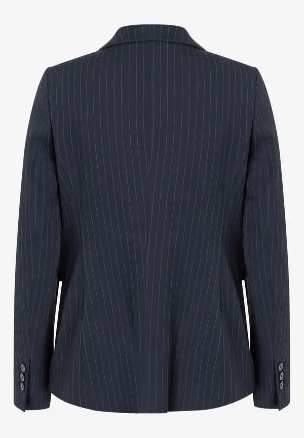More & More Nadelstreifenblazer, marine Speichern exportieren