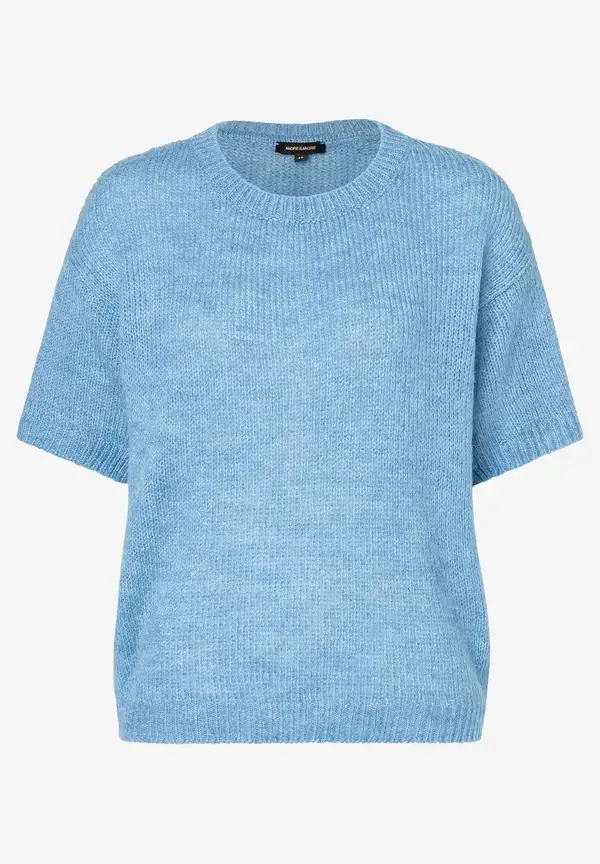 More & More Kurzarm-Pullover, hellblau 50% Rabatt für begrenzte Zeit