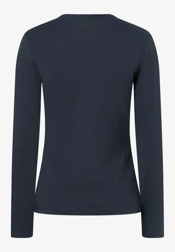 More & More Langarmshirt, marine Hotsell
