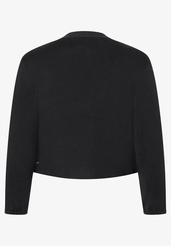 More & More kurzer Cardigan, schwarz, Frühjahrs-Kollektion Fabrikverkauf