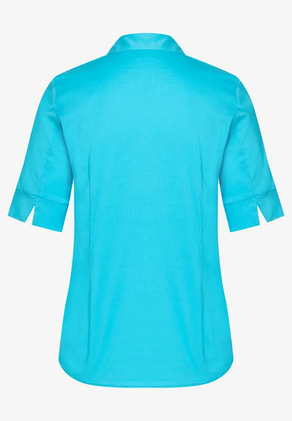 More & More Baumwoll/Stretch Bluse, türkis, Frühjahrs-Kollektion Meist gekauft