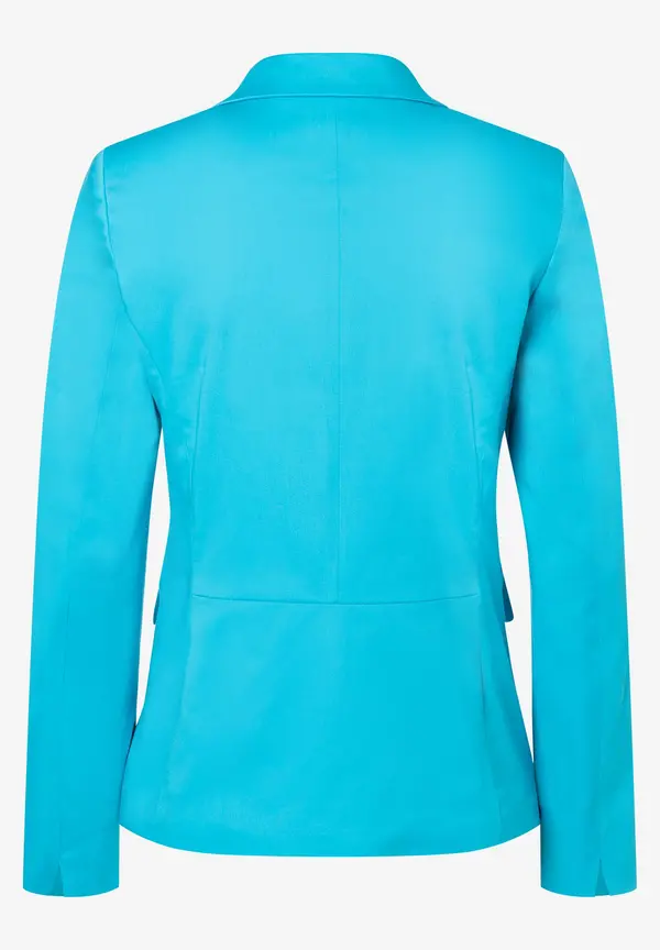 More & More Baumwoll-Satin Blazer, türkis, Frühjahrs-Kollektion Blitzverkäufe