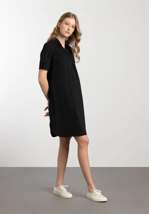 More & More Hemdblusenkleid, schwarz, Frühjahrs-Kollektion Großer Ausverkauf