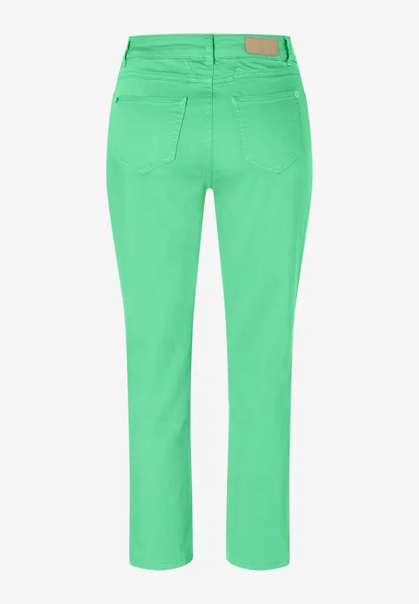 More & More verkürzte Coloured Denim, march green, Frühjahrs-Kollektion Jubiläumsangebot