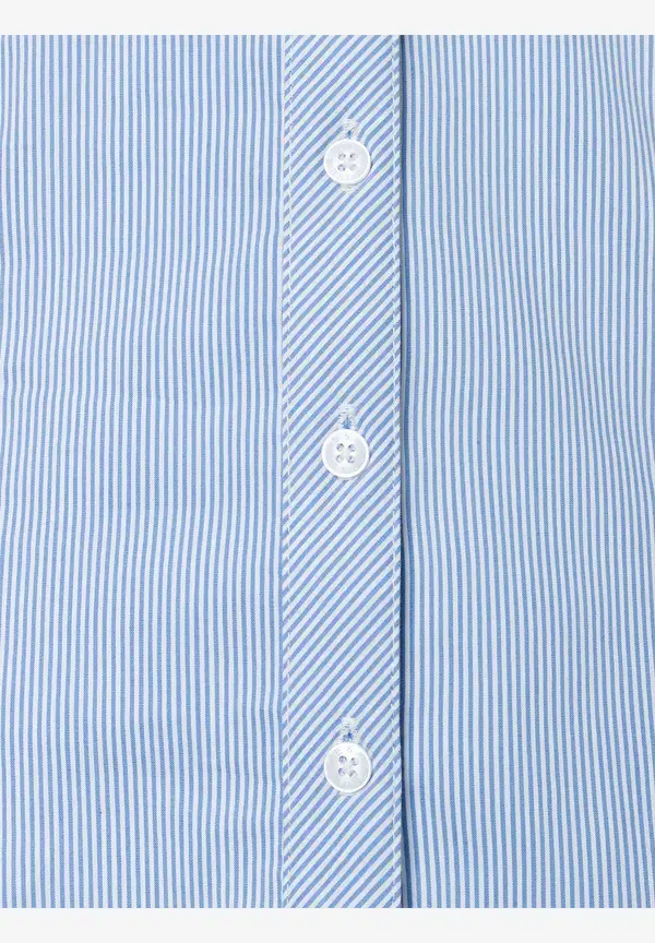More & More Hemdbluse, blau/weiß gestreift Neueste Mode
