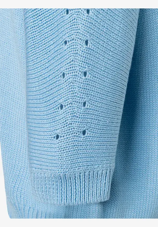 More & More Pullover mit V-Ausschnitt, light skyblue, Frühjahrs-Kollektion Bestseller