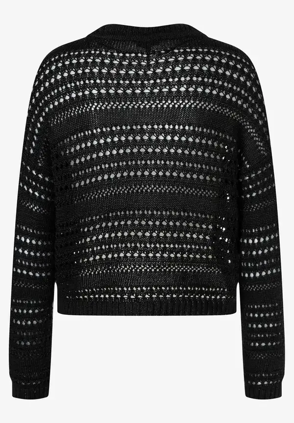 More & More Ajour-Pullover, schwarz, Frühjahrs-Kollektion Riesige Ersparnisse