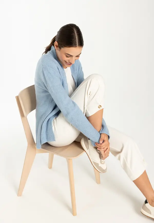 More & More Cardigan, hellblau, Herbst-Kollektion Bis zu 60% Rabatt