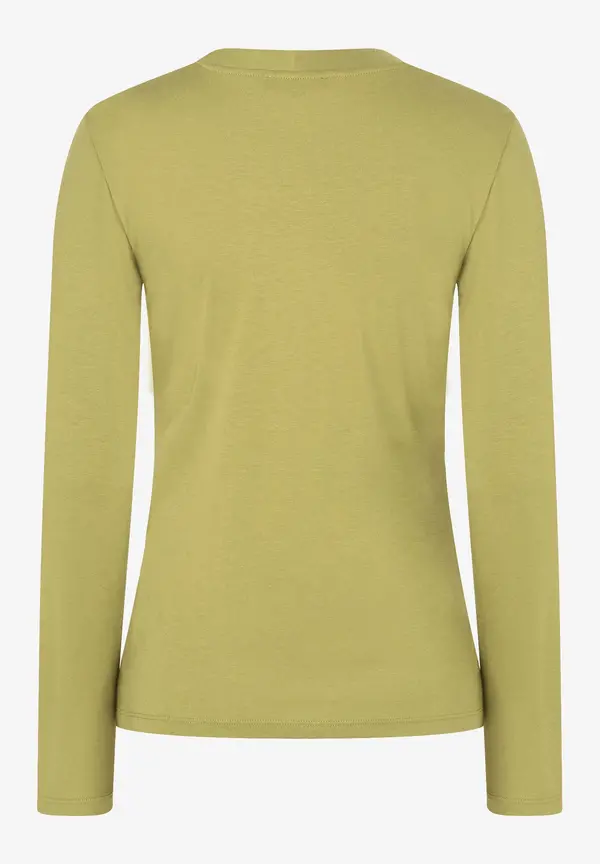 More & More Langarmshirt, soft moss green Bis zu 55% Rabatt