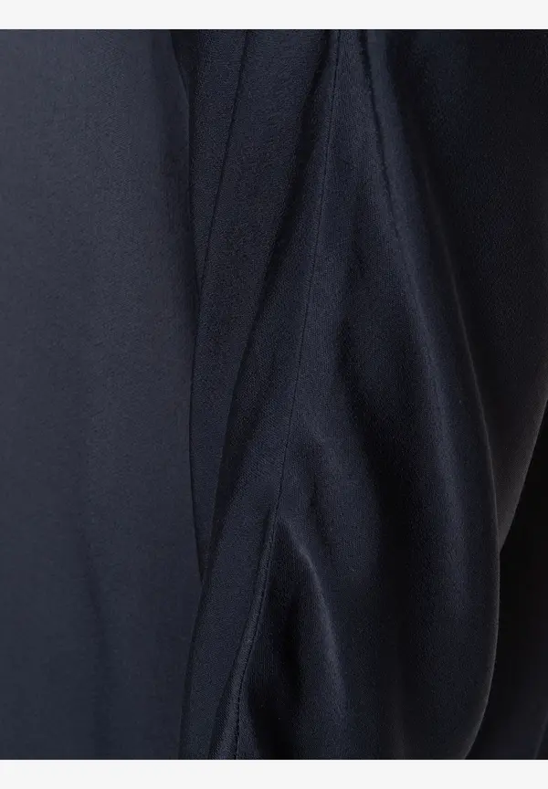 More & More Satinbluse, marine Black Friday Preise