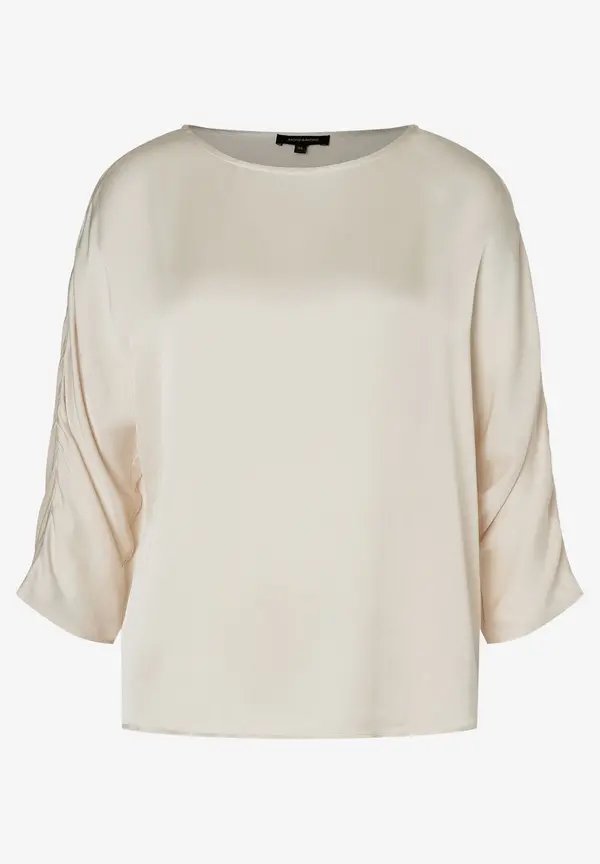 More & More Satinbluse, powder creme 2025