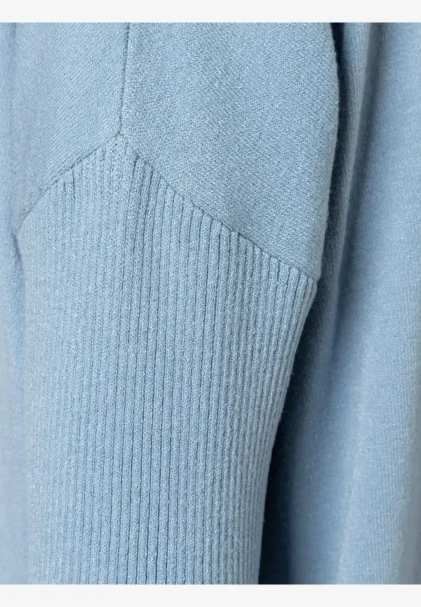 More & More Pullover, hellblau Verkauf