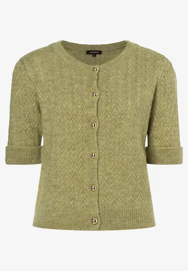 More & More Cardigan, Kurzarm, soft moss green Angebote