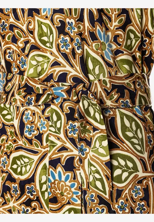 More & More Maxikleid, Ornament-Print Limitierter Zeitrabatt
