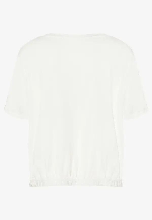 More & More Shirt mit Faltendetail, ecru, Sommer-Kollektion Begrenztes Angebot