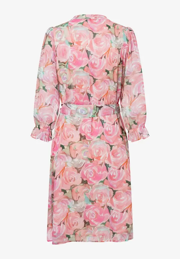 More & More Chiffonkleid, Rosenprint, Sommer-Kollektion Zeitlich begrenztes Angebot