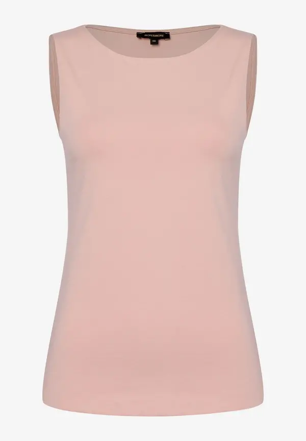 More & More Baumwoll/Stretch Top, powder rose, Sommer-Kollektion Begrenzte Freigabe