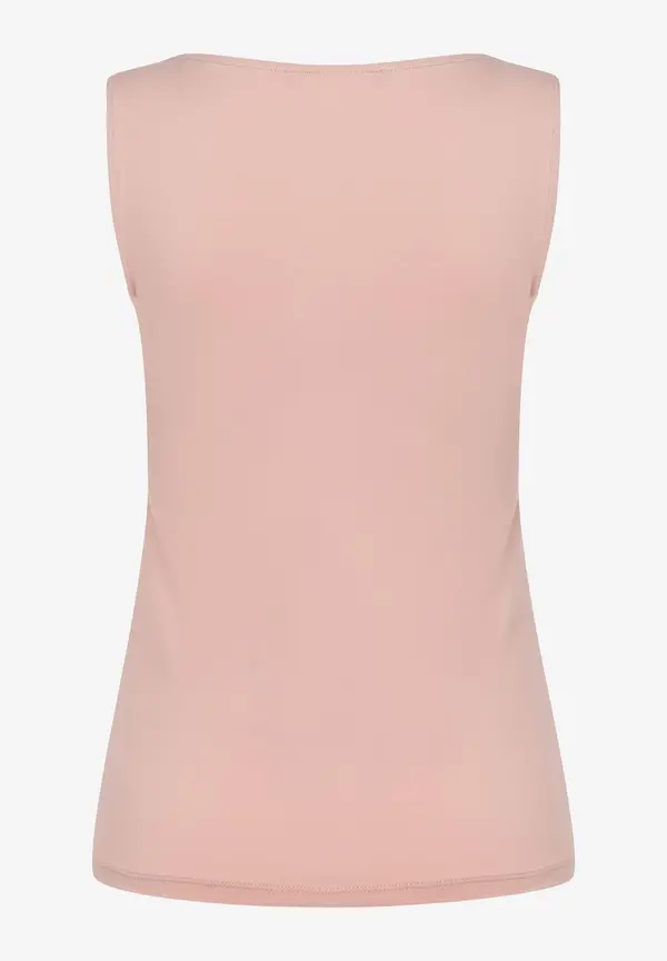 More & More Baumwoll/Stretch Top, powder rose, Sommer-Kollektion Begrenzte Freigabe