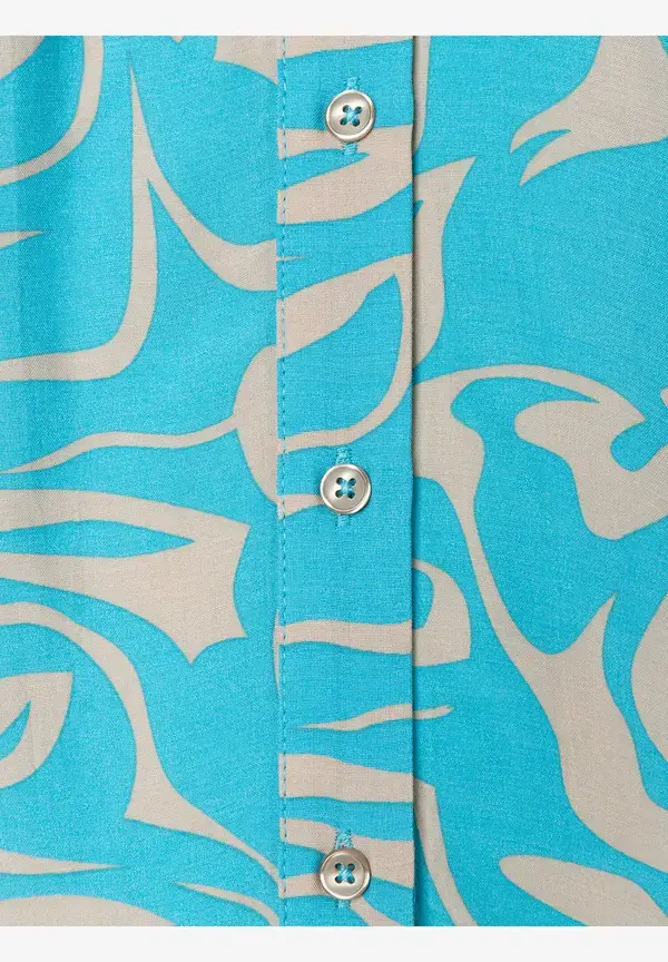 More & More ärmellose Bluse, abstrakter Flowerprint, Frühjahrs-Kollektion Letzte 2 Tage