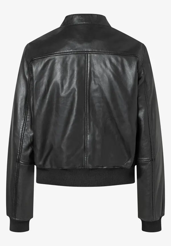 More & More Lederblouson, schwarz Nur noch ein Tag übrig