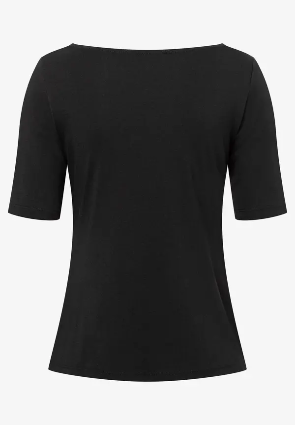 More & More Halbarmshirt, schwarz Kostenloser Versand international
