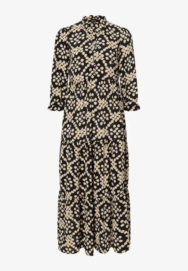 More & More Maxikleid, Dot Pattern Print Fabrikladen
