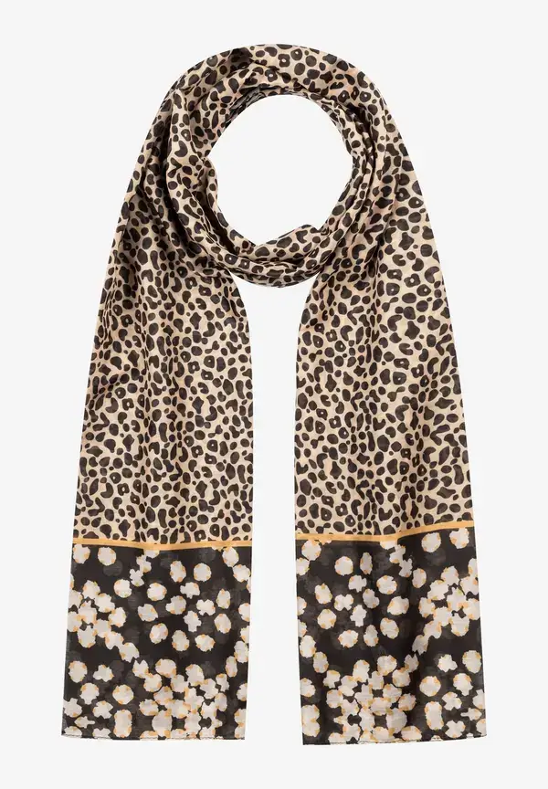 More & More leichter Schal, Dot Pattern Print Black Friday Preise