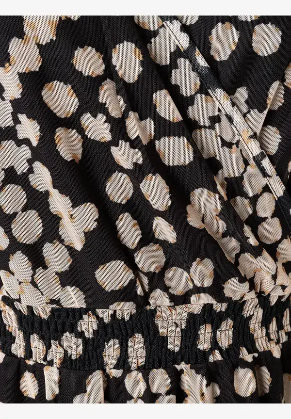 More & More Meshkleid, Dot Pattern Print Verkauf