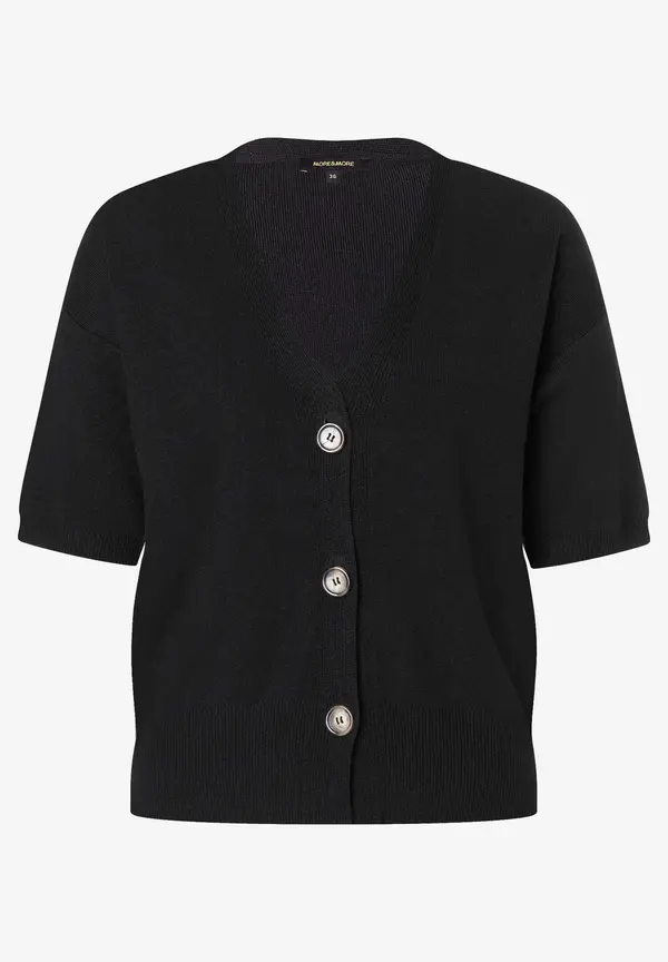 More & More Cardigan, schwarz Fabrikverkauf