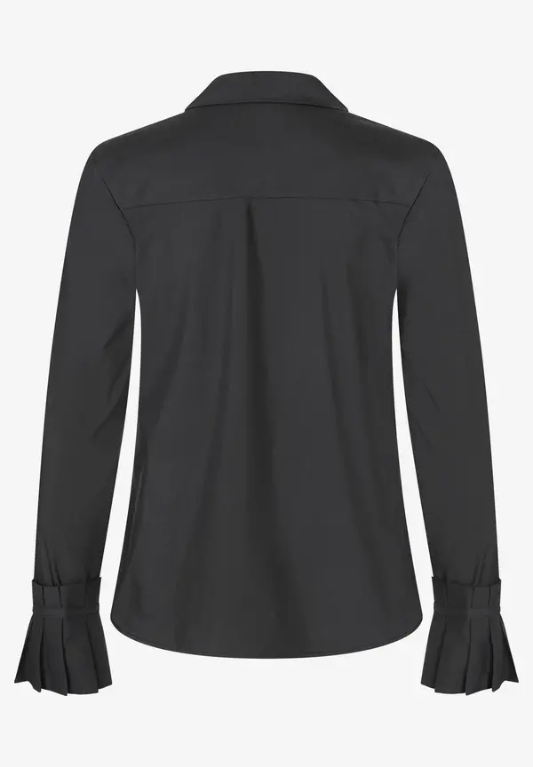 More & More Hemdbluse mit Falten-Manschette, schwarz Meist gekauft
