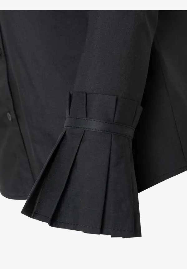 More & More Hemdbluse mit Falten-Manschette, schwarz Meist gekauft
