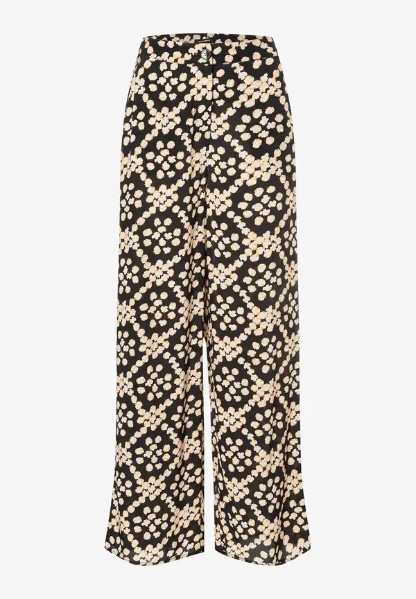 More & More Palazzohose, Dot Pattern Print Blitzverkäufe