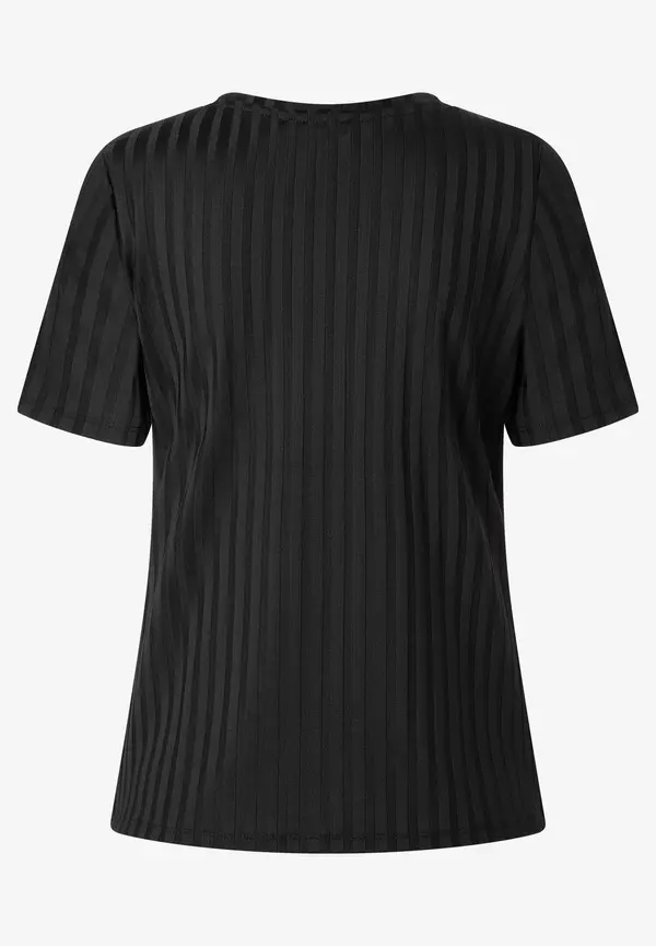 More & More Rippenshirt, schwarz Limitierter Zeitrabatt