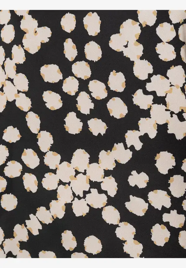 More & More Blusenshirt, Dot Pattern Print Großer Ausverkauf