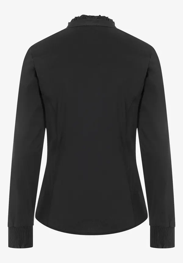 More & More Baumwoll/Stretch Bluse, schwarz, Sommer-Kollektion Begrenztes Angebot