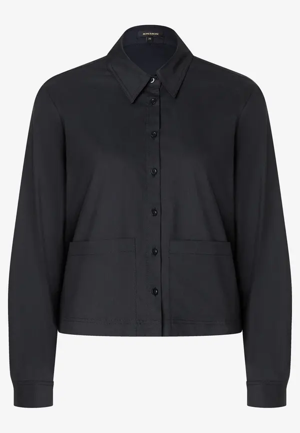 More & More kurze Blusenjacke, schwarz Online Shopping