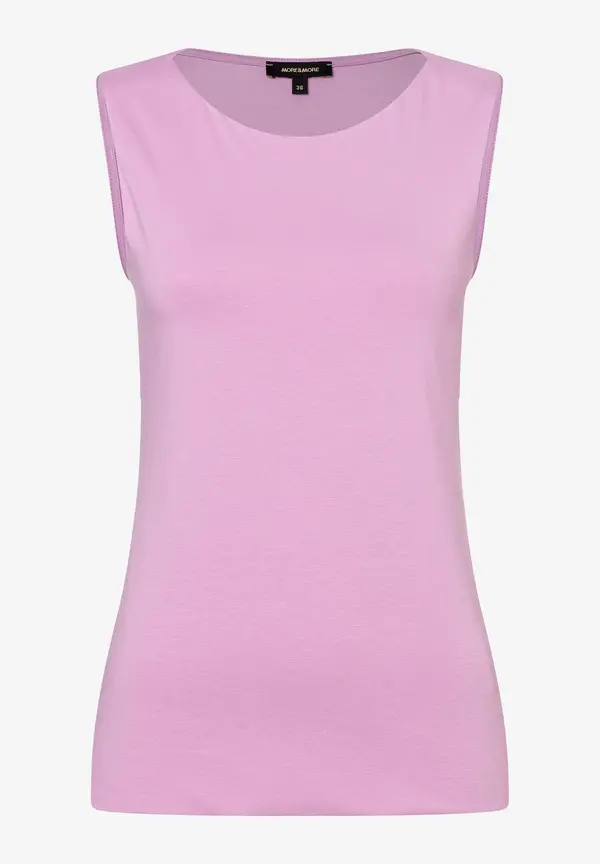 More & More Baumwoll/Stretch Top, summer lavender, Sommer-Kollektion Zeitlich begrenztes Angebot