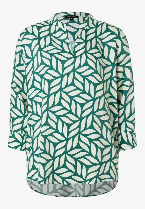 More & More Viskosebluse, grafischer Print, Sommer-Kollektion Große Rabatte