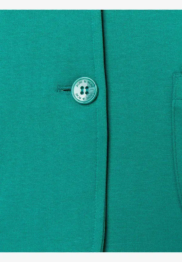More & More Jerseyjacke, summergarden green, Sommer-Kollektion Neuheiten