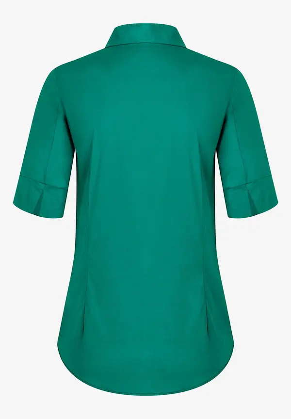 More & More Baumwoll/Stretch Bluse, summergarden green, Sommer-Kollektion Saisonale Angebote