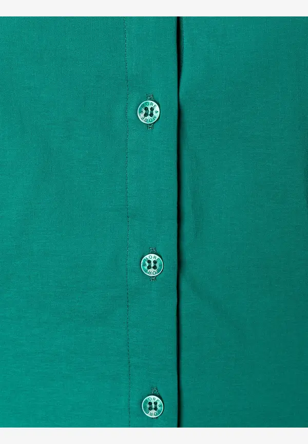 More & More Baumwoll/Stretch Bluse, summergarden green, Sommer-Kollektion Saisonale Angebote