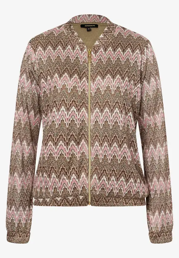 More & More Jerseyblouson, Zick-Zack Dessin, Sommer-Kollektion VIP-Rabatte