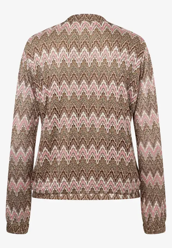 More & More Jerseyblouson, Zick-Zack Dessin, Sommer-Kollektion VIP-Rabatte