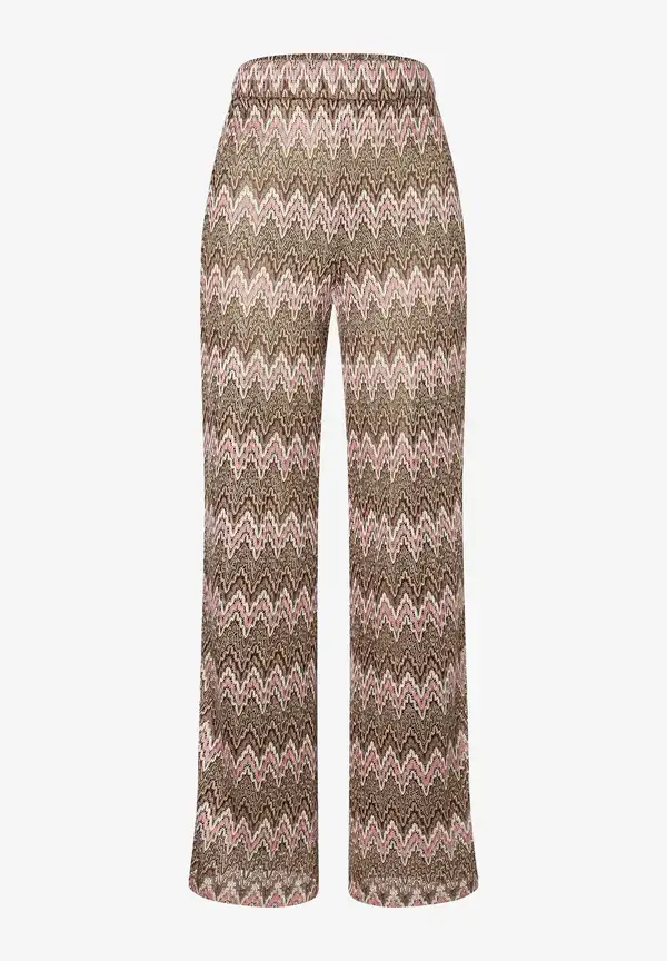 More & More Ajour Jerseyhose, Zick-Zack Dessin, Sommer-Kollektion Kostenlose Rückgabe