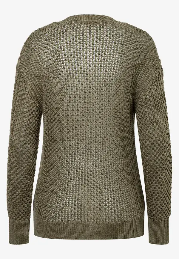 More & More Ajour Cardigan, soft reed green, Sommer-Kollektion Begrenzte Freigabe