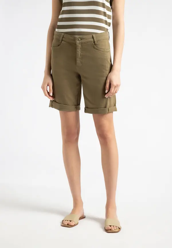 More & More Bermuda, soft reed green, Sommer-Kollektion Letzte 3 Tage