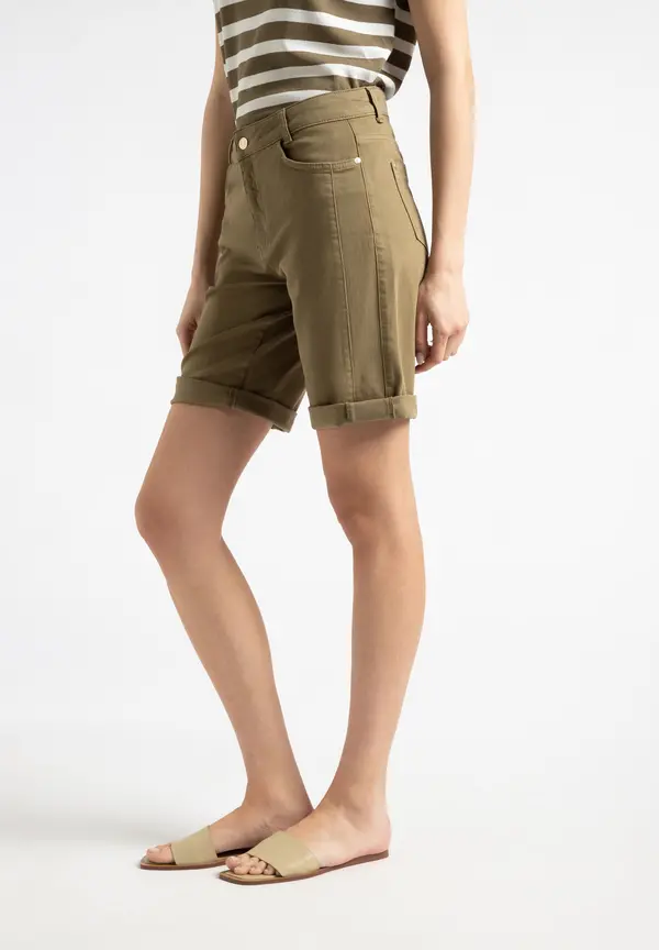 More & More Bermuda, soft reed green, Sommer-Kollektion Letzte 3 Tage