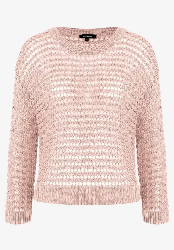 More & More Ajour Pullover, powder rose, Sommer-Kollektion Nur für heute