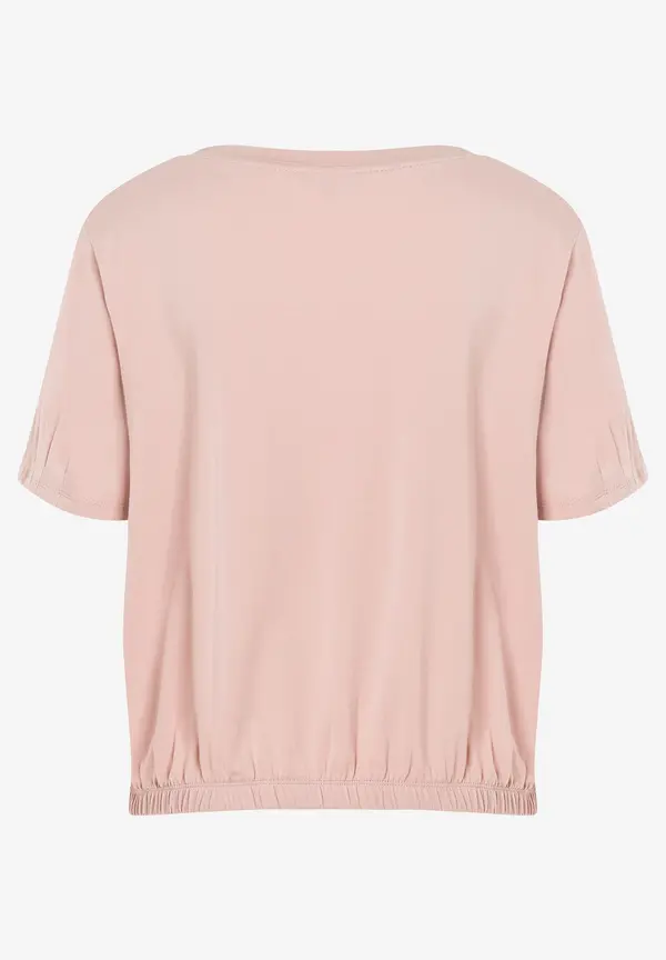 More & More Shirt mit Faltendetail, powder rose, Sommer-Kollektion Vierteljährliche Förderung