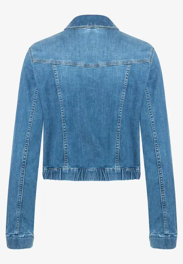 More & More verkürzte Jeansjacke, blue denim, Frühjahrs-Kollektion Discount Store für neue Produkte